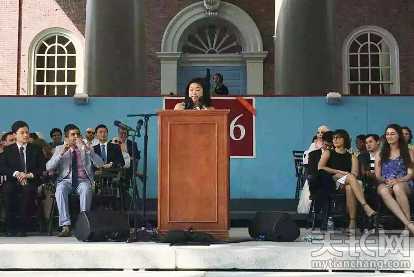 哈佛中国女留学生演讲视频，启示与力量