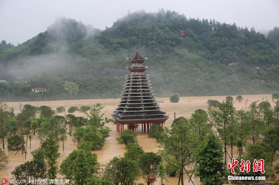 实拍洪水过后的榕江，自然之殇与重建之望